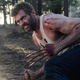 Wolverine gritting his teeth.